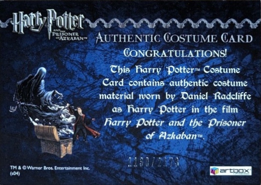 Harry Potter's Cardigan - Back