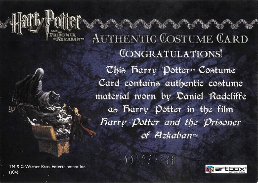 Harry Potter's Cardigan - Back