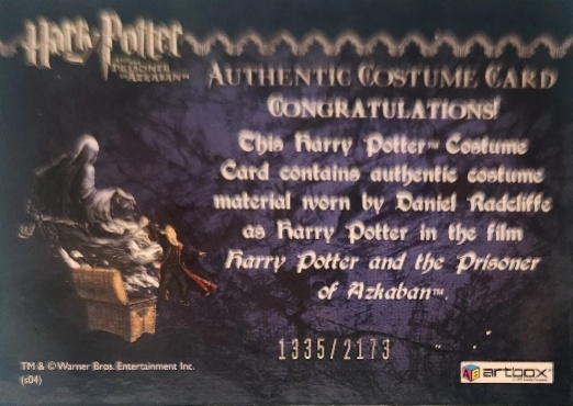 Harry Potter's Cardigan - Back