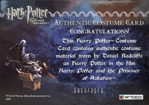 Harry Potter's Cardigan - Back