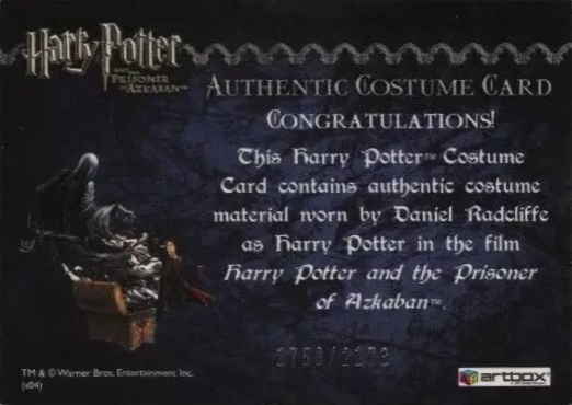 Harry Potter's Cardigan - Back