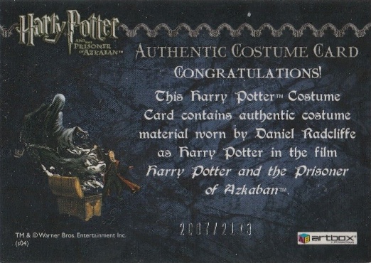 Harry Potter's Cardigan - Back