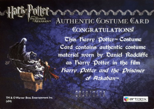 Harry Potter's Cardigan - Back