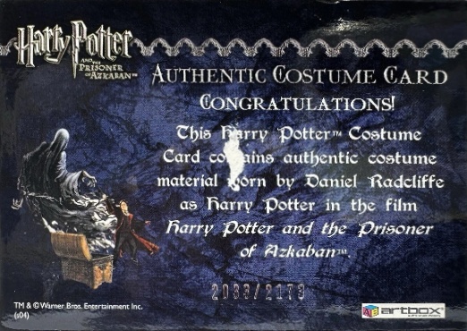 Harry Potter's Cardigan - Back