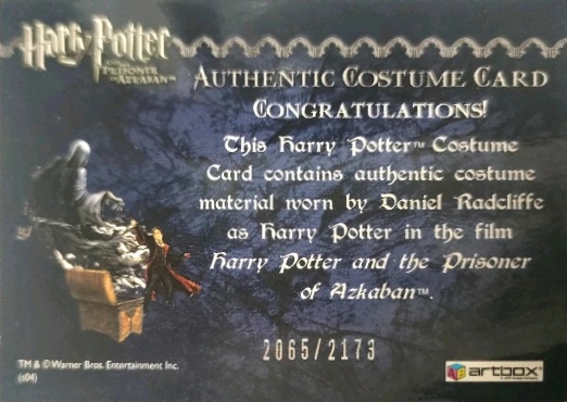 Harry Potter's Cardigan - Back