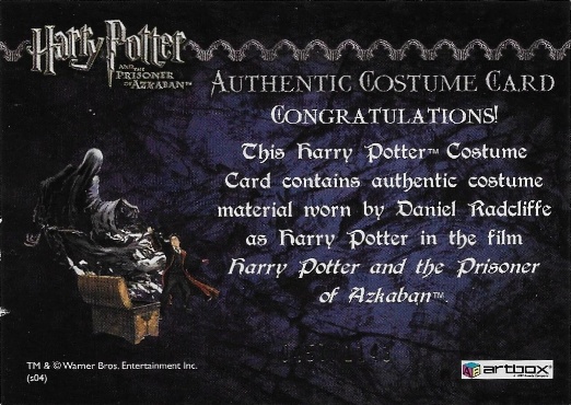 Harry Potter's Quidditch Robe - Back