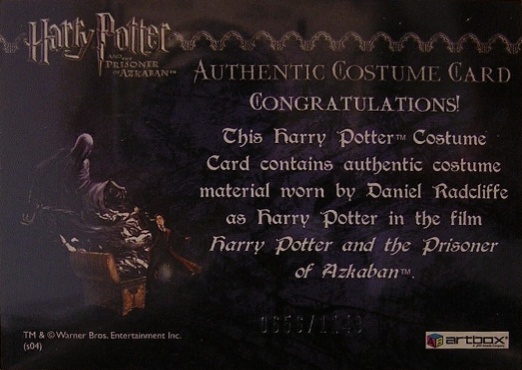 Harry Potter's Quidditch Robe - Back