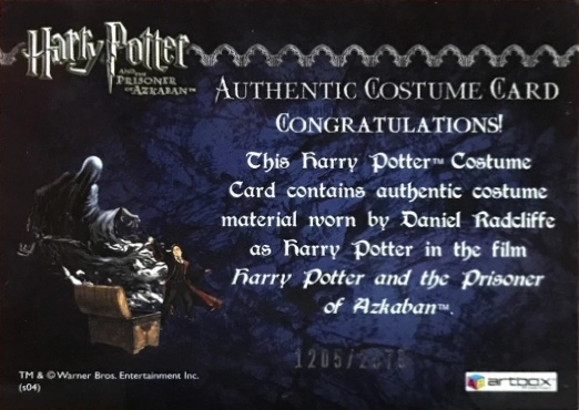 Harry Potter's School Cloak - Back