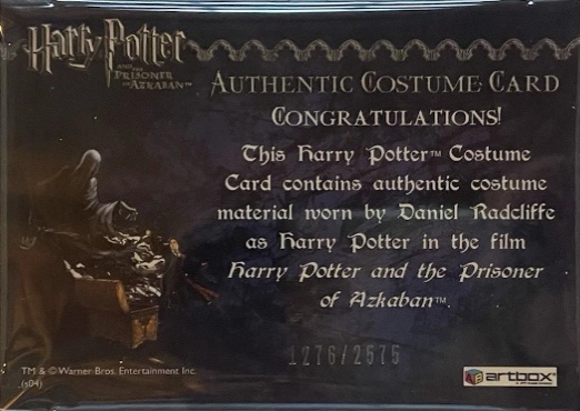 Harry Potter's School Cloak - Back