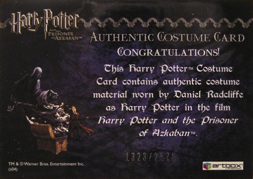 Harry Potter's School Cloak - Back