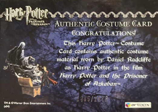 Harry Potter's School Cloak - Back