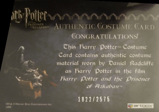 Harry Potter's School Cloak - Back