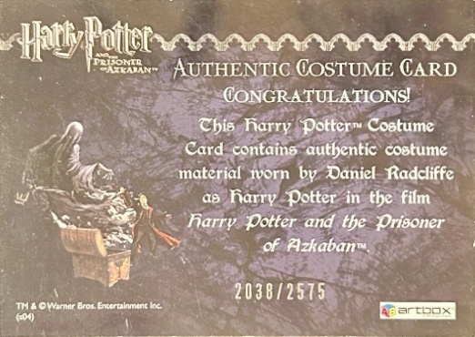 Harry Potter's School Cloak - Back