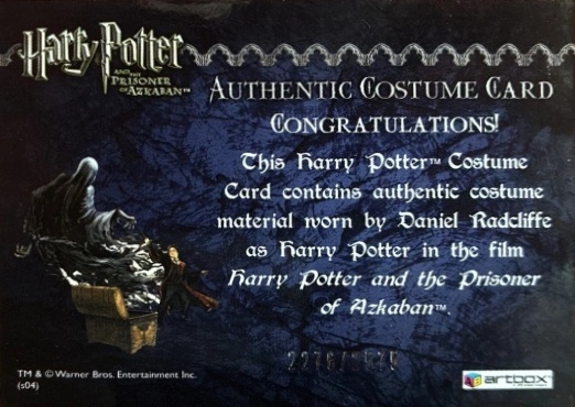 Harry Potter's School Cloak - Back