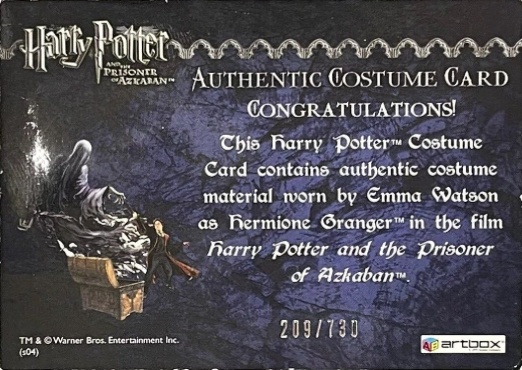 Hermione's Wooly Sweater and Scarf - Back