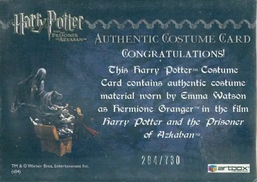 Hermione's Wooly Sweater and Scarf - Back