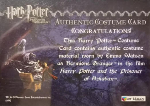 Hermione's Wooly Sweater and Scarf - Back