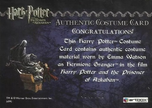 Hermione's Wooly Sweater and Scarf - Back