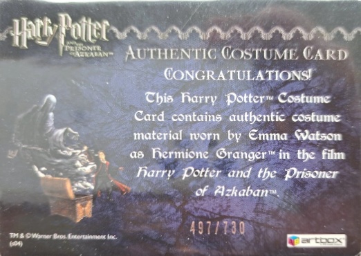 Hermione's Wooly Sweater and Scarf - Back