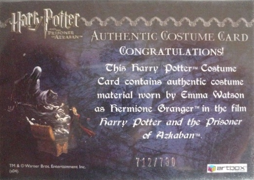 Hermione's Wooly Sweater and Scarf - Back