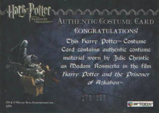 Madame Rosmerta's Brown Top - Back