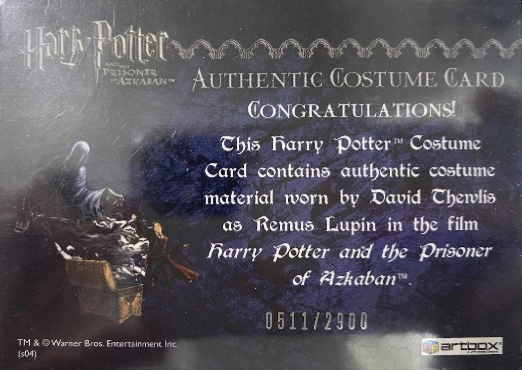 Remus Lupin's Jacket - Back