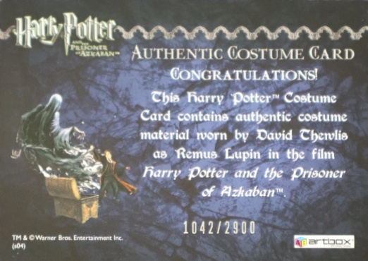 Remus Lupin's Jacket - Back