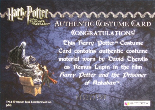 Remus Lupin's Jacket - Back