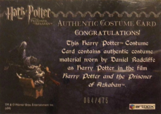 Harry Potter's Grey T-Shirt - Back