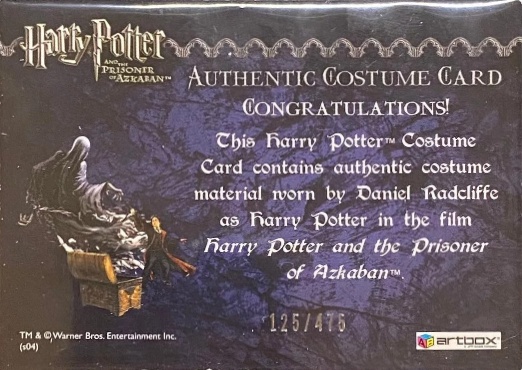 Harry Potter's Grey T-Shirt - Back