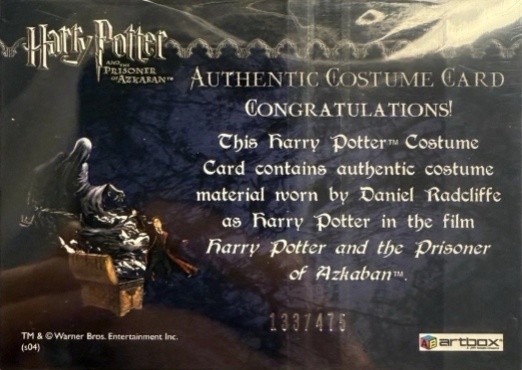 Harry Potter's Grey T-Shirt - Back