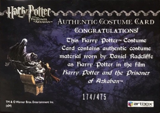 Harry Potter's Grey T-Shirt - Back