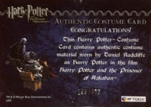 Harry Potter's Grey T-Shirt - Back