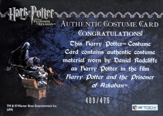 Harry Potter's Grey T-Shirt - Back