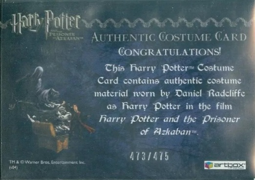 Harry Potter's Grey T-Shirt - Back