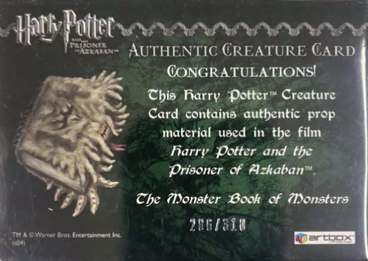 The Monster Book of Monsters - Back