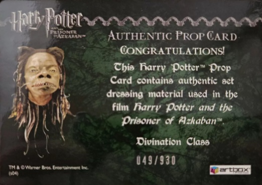 Divination Class Cloth - Back