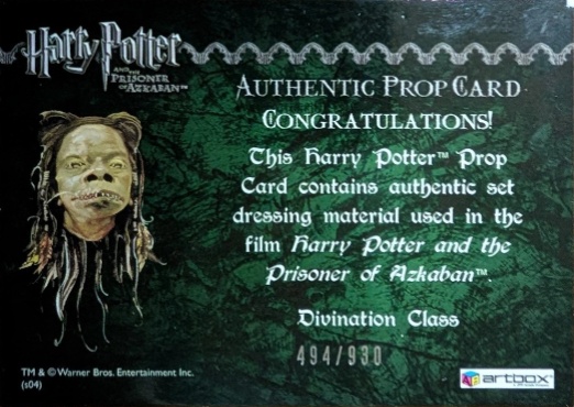 Divination Class Cloth - Back