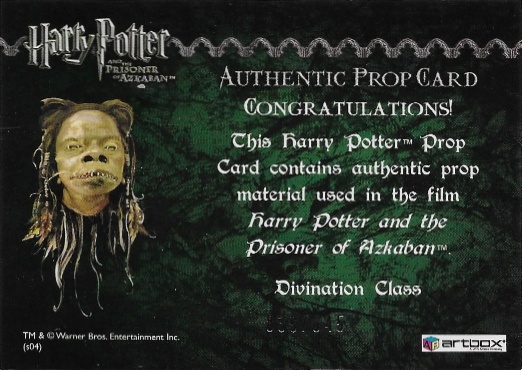 Divination Class Table Cloth - Back