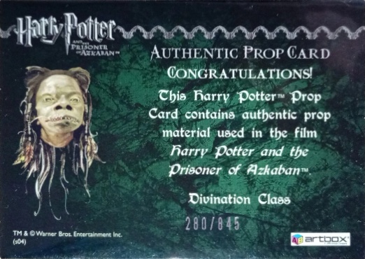 Divination Class Table Cloth - Back