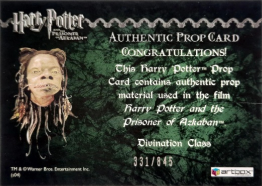 Divination Class Table Cloth - Back