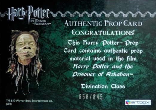 Divination Class Table Cloth - Back