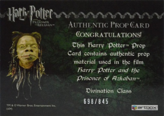 Divination Class Table Cloth - Back