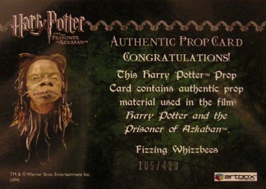 Fizzing Whizzbees - Back