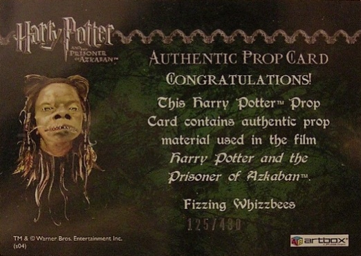 Fizzing Whizzbees - Back