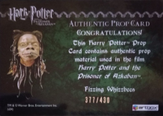 Fizzing Whizzbees - Back