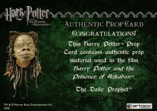 The Daily Prophet - Back