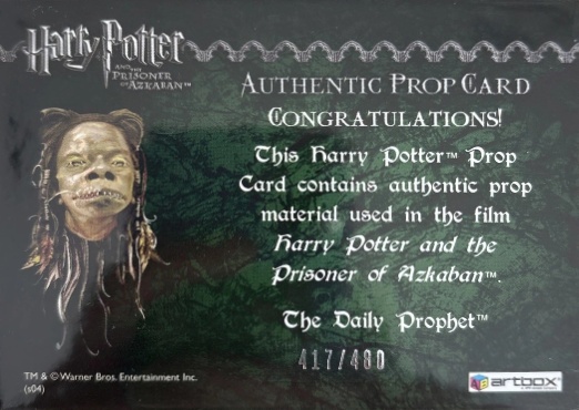 The Daily Prophet - Back