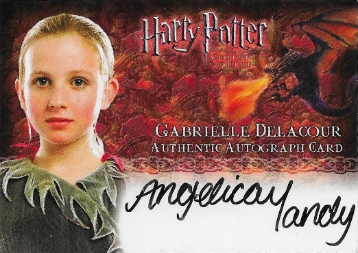 Angelica Mandy as Gabrielle Delacour - Front
