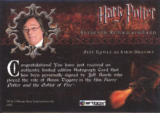 Jeff Rawle as Amus Diggory - Back